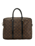 Porte Documents Voyage, &pound;750, Handbags, Brown, Canvas, Front view